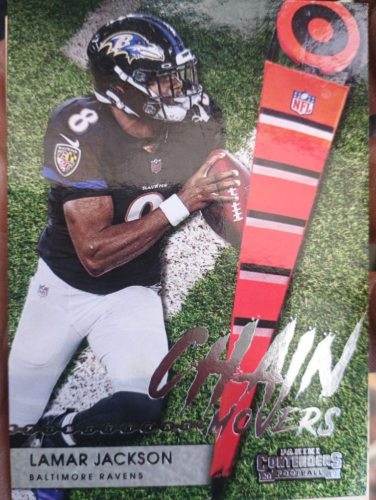 Lamar Jackson Chain Movers Card