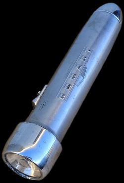 Vintage Sears Homart Mid Century Modern Flashlight 