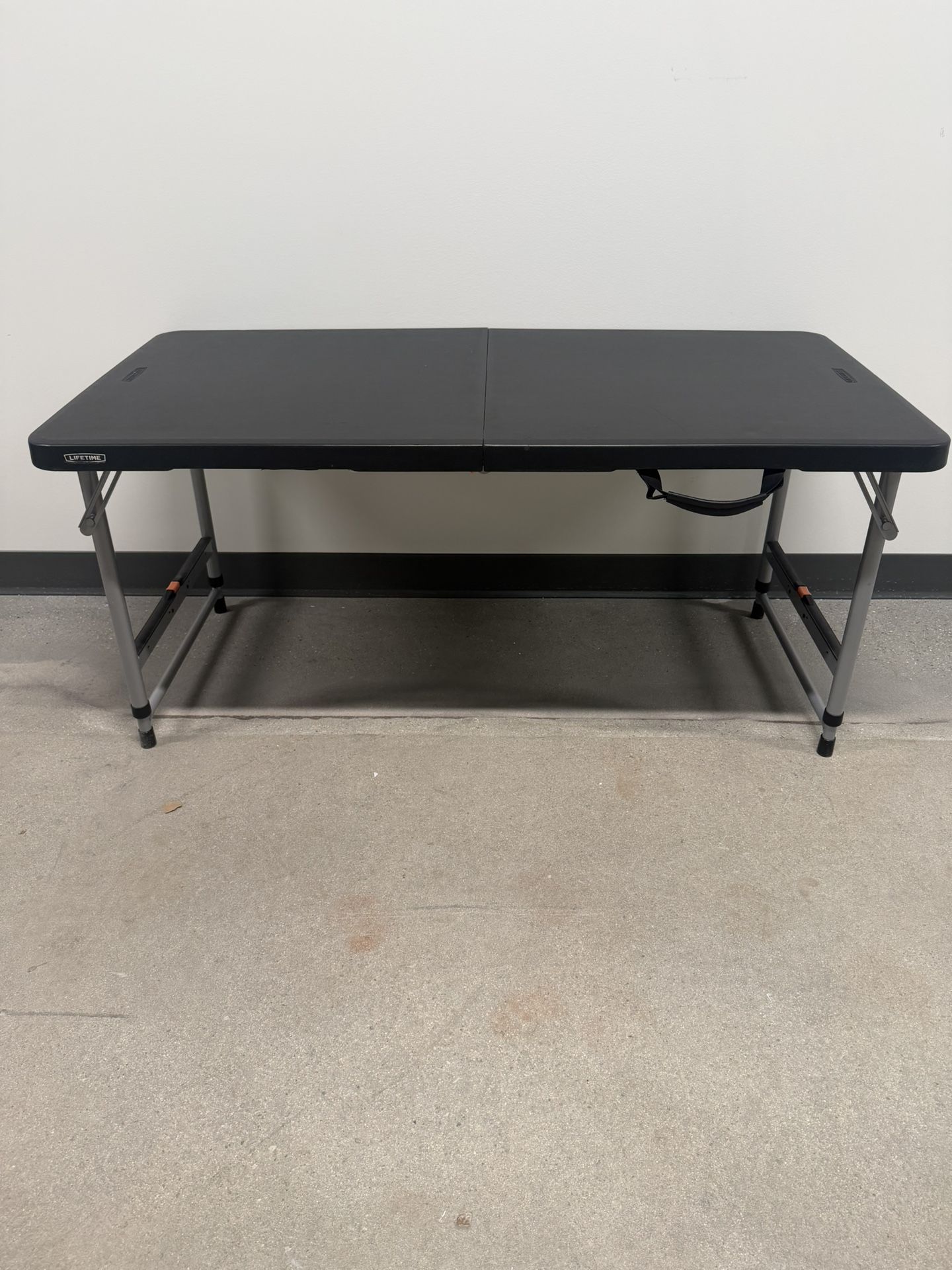 Lifetime 4ft Adjustable Folding Table – 48” x 24”, Portable & Heavy-Duty (3 available)
