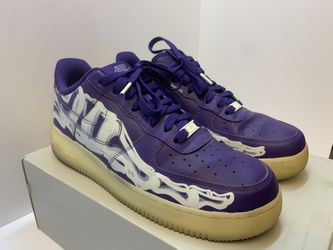 Nike Air Force 1 Purple Skeleton Size 9.5