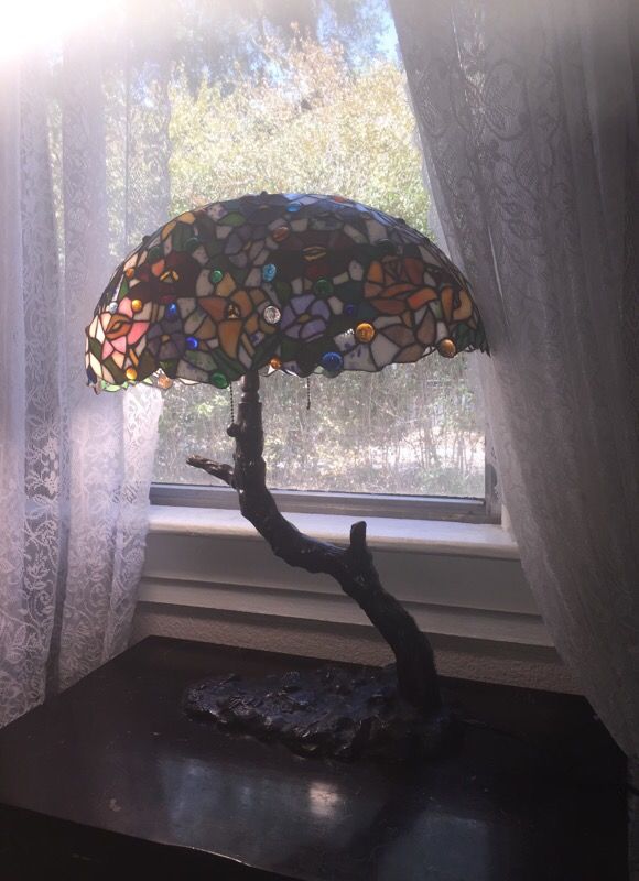 Tiffany vintage glass lamp