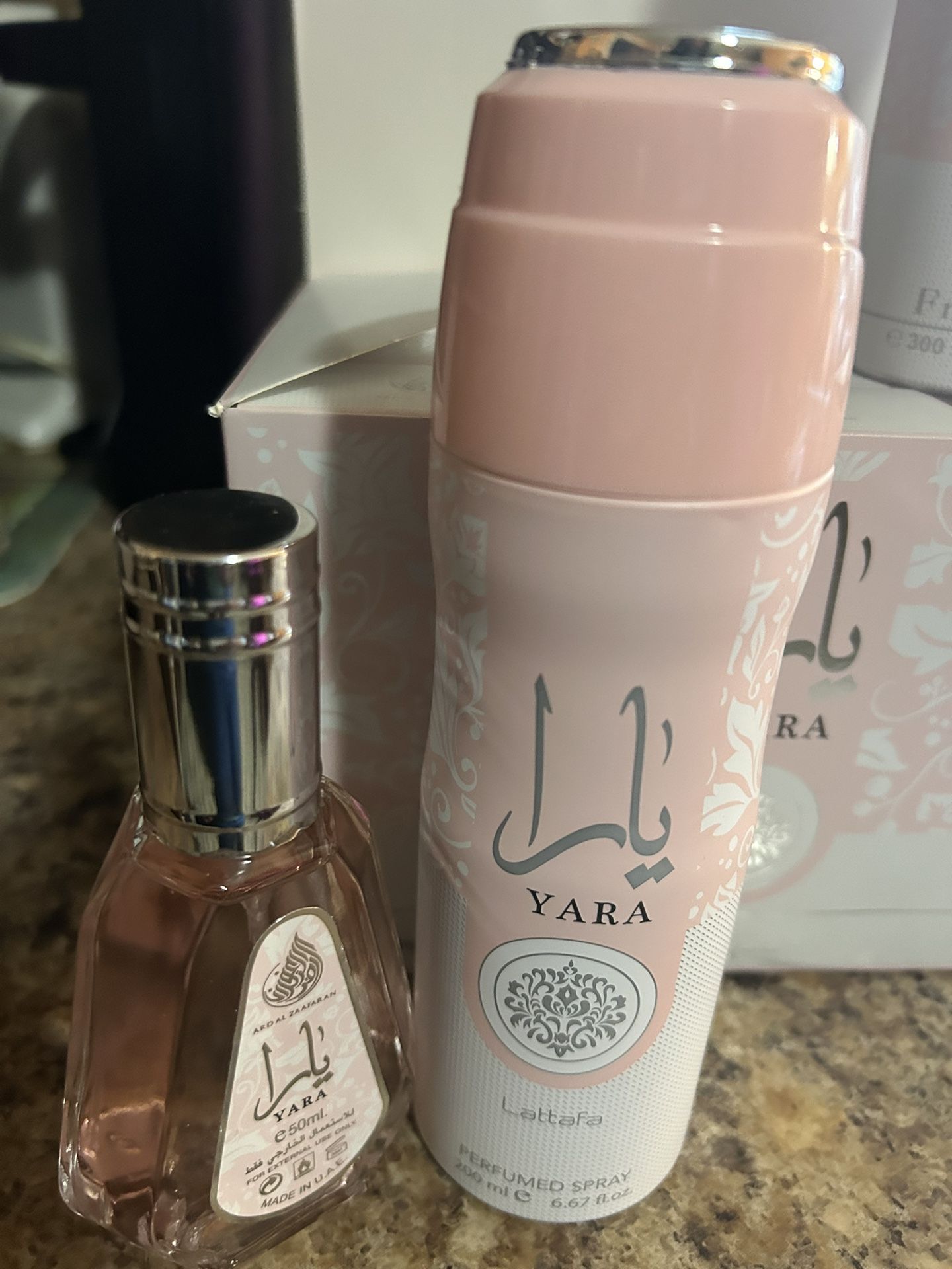 Yara Body Spray and perfume