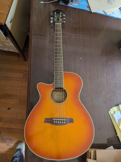 Left-Handed Ibanez AEG18LII-VV Acoustic-Electric Guitar + Gig Bag