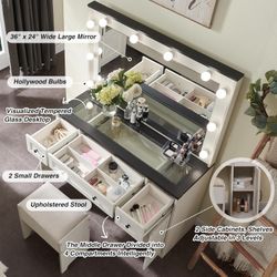 New Vanity With Stool
