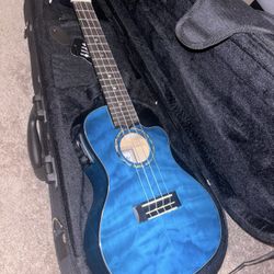 Acoustic/Electric Ukulele with Case