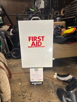 First aid industrial size cabinet