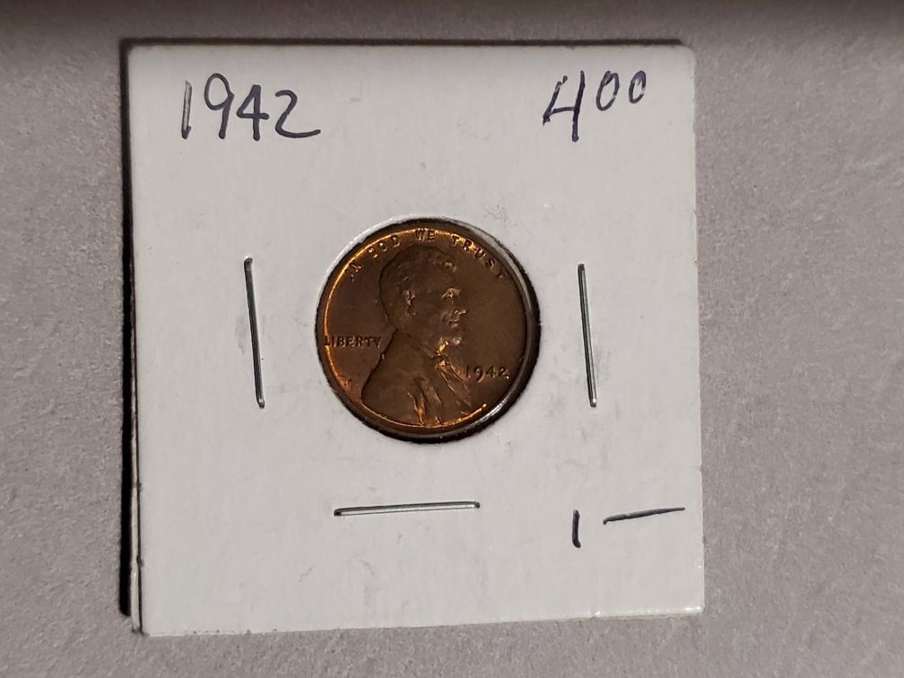 1942 Wheat Penny AU