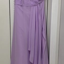 Traje Largo Color Lila 