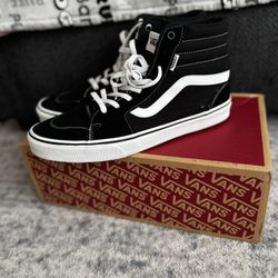 VANS Sk8-Hi Black & White Shoes