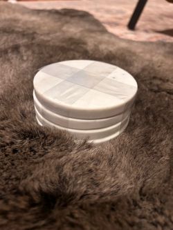 Four Marble Coasters