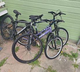 3 Used Mountain Bikes for sale