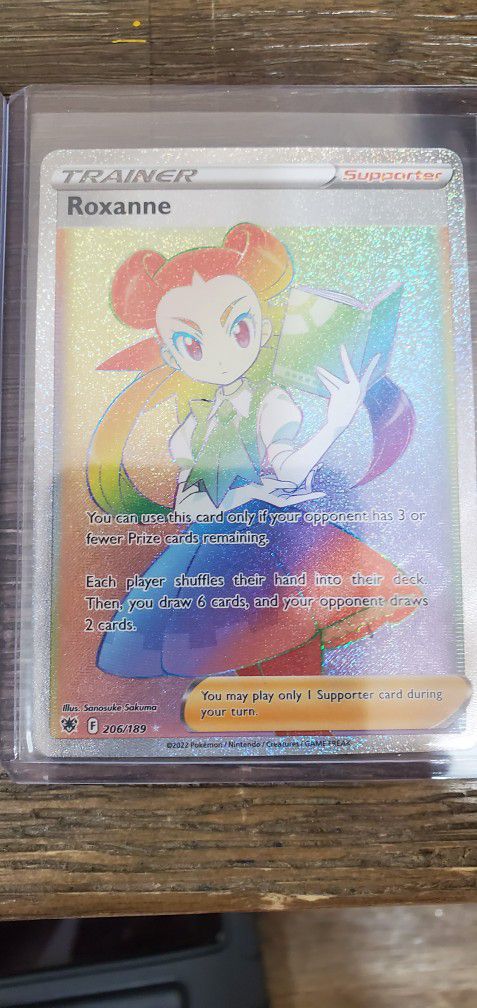 Roxanne Rainbow Rare And Full Art Astral Radiance 2 card Pokemon Lot 