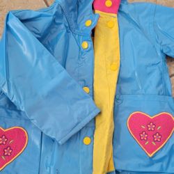 Rain Jacket For Girls Size 2T