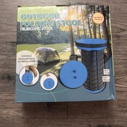 Foldable Telescoping Stool Portable, Retractable Stool 