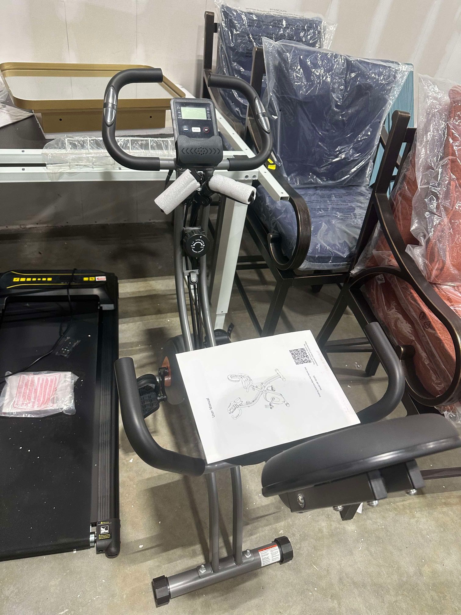 Folding Exercise Bike Stationary Bike Recumbent Exercise bike