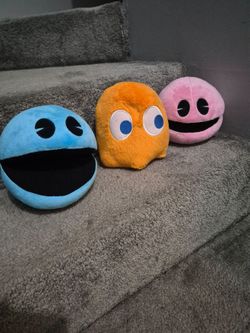 Pac-Man Plush Toy Set of 3