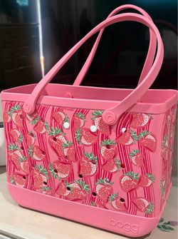 Limited Edition Large Strawberry Bogg Bag