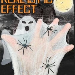1200 sqft Spider Webs Halloween Decorations Outdoor