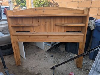Western style headboard w frame