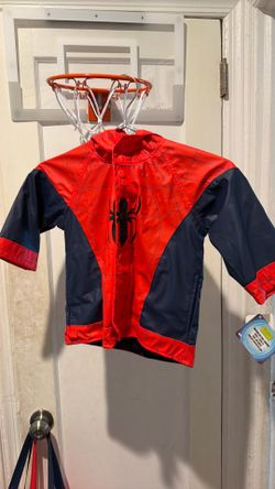 Spider-Man kids rain coat size 2T