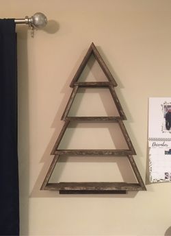 Decorative wood Christmas tree