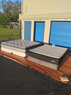 King queen mattress set bedroom bed - delivery available