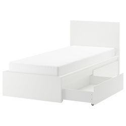IKEA Malm Twin Bedframe w/Storage