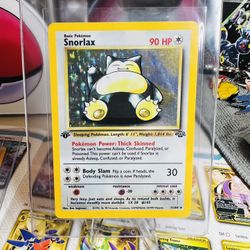 Pokemon Snorlax 1st Edition