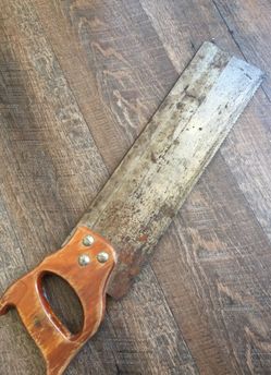 Vintage warranted superior saw