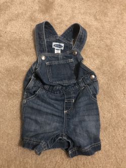 Baby clothes suspenders old navy jean 12-18mo