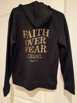 Christan Faith over fear hoodie