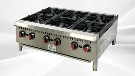 NSF 36ins Six burner hotplate CD-HP36-6