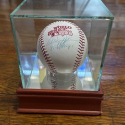1986 Mets World Series Signed Ball Davey Johnson 200$