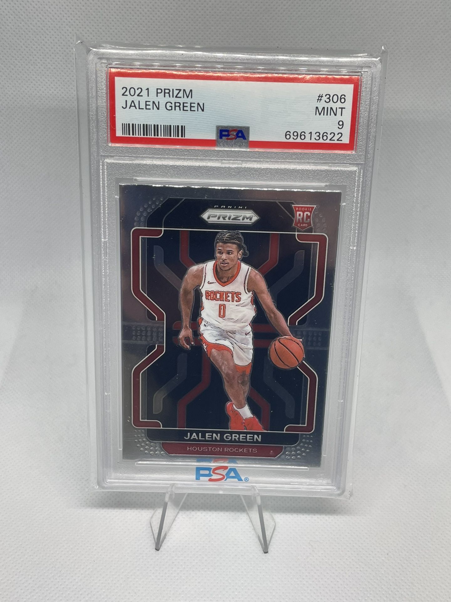 2021 NBA Prizm Jalen Green #306 RC PSA 9