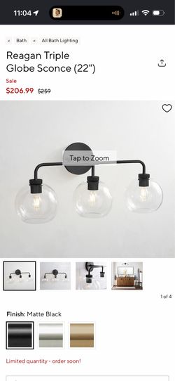 Pottery barn light