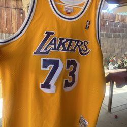 Dennis Rodman Los Angeles Lakers 1998-99’ Mitchell & Ness Swingman Jersey