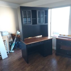 High End Desk And Hutch