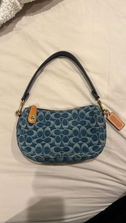 DENIM COACH BAGUETTE
