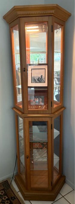 Lighted Curio Cabinet