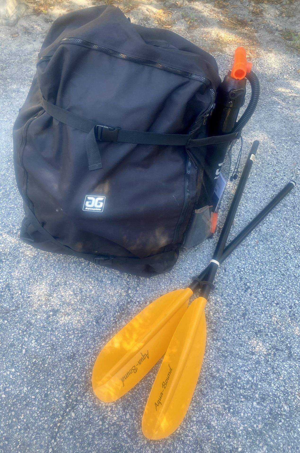 Aquaglide Deschutes Inflatable Kayak with Paddle & Life Vest