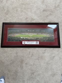 Alabama vs Notre Dame 2013 National Championship Framed Photo