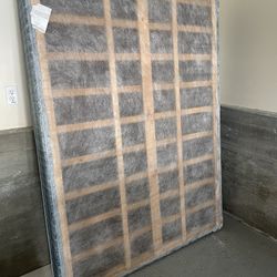 Wooden Box spring And Mattress (price For Both)