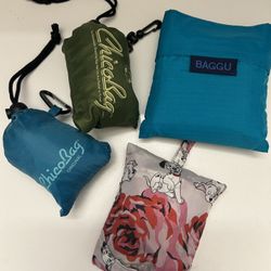 Disney Themed And Baggu And ChicoBag Shopping Bags