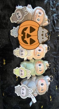Labubu Mac Plush Keychain Lot of 5