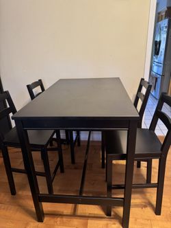 Black Bar Table Set ( IKEA)