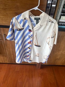 Lauren by Ralph Lauren nautical silk shirt