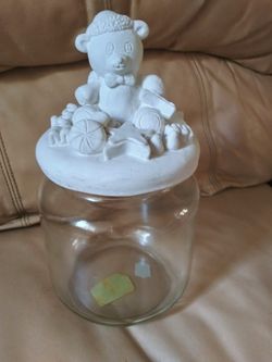 Christmas Novelty Jar (unpainted)