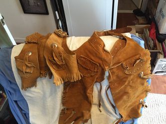 Vintage child's cowboy vest and chaos