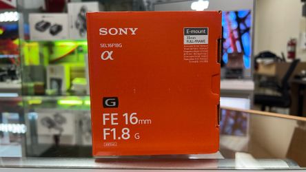 Sony fe 16mm f1.8