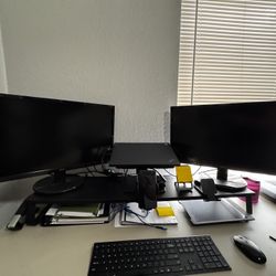 Acer 24inch Double Monitor Setup With Stand 